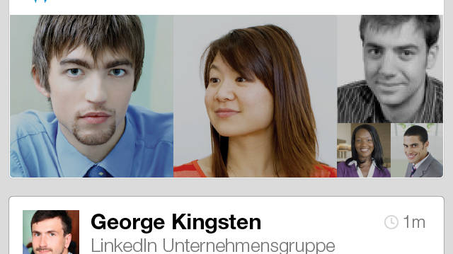 Screenshot LinkedIn Iphone5 Updates