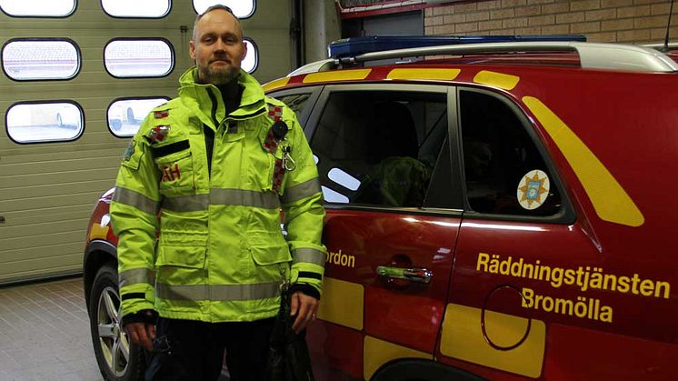 Bromölla kommuns nya räddningschef har god kunskap om kommunen och Räddningstjänsten.