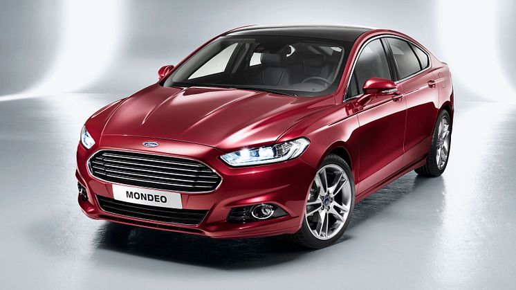 Ford avduker helt ny Mondeo: Flaggskip med premium design, avansert teknologi og 1.0-liters EcoBoost-motor.