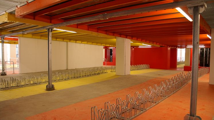 Sveriges finaste cykelparkering öppnar den 12 december i Hyllie, Malmö