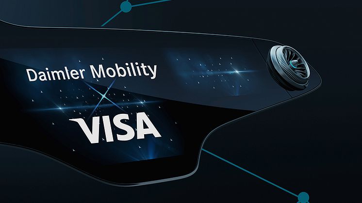 Daimler Mobility und Visa starten globale Technologie-Partnerschaft, um E-Commerce einfach und nutzerfreundlich ins Auto zu integrieren