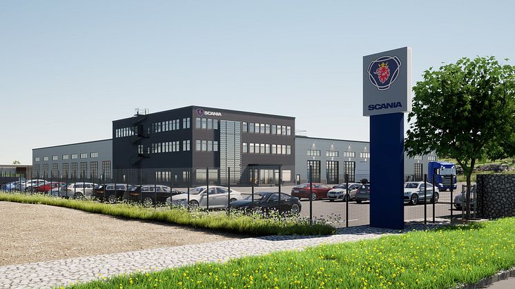 Scania Suomen uusi maahantuonnin pääkonttori ja pääkaupunkiseudun Scania-keskus nousee Vantaan Aviapolikseen