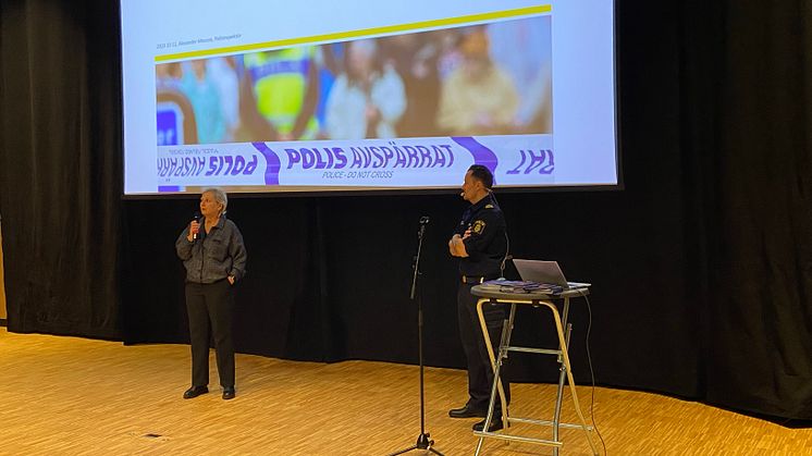 Katarina Arkehag, förvaltningsdirektör, Förskole- och grundskoleförvaltningen och Alexander Masson, Gruppchef Utr 2 – Ungdom, LPO Örebro i Region Bergslagen