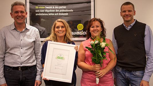 Swedol får miljöutmärkelse från InExchange