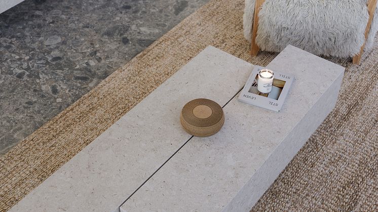 AMB01 Living Room Dekton VK01 Nebbia and GK07 Ceppo - Detalle B