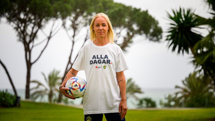 Caroline Seger, ambassadör för initiativet Alla dagar