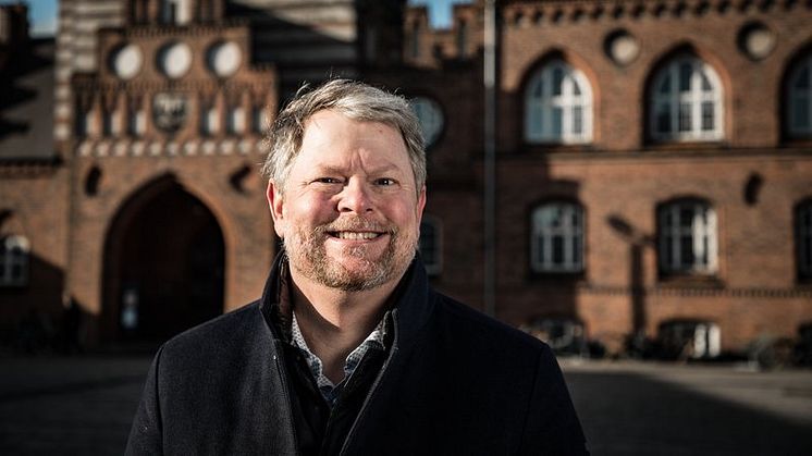 Bygmas kunder og medarbejdere blive sendt afsted fra Roskilde af borgmester Tomas Breddam. Foto: Andreas Elkjaer