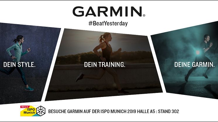 Garmin auf der ISPO 2019: Halle A5, Stand 302