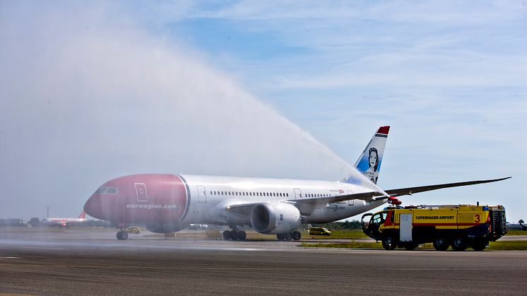 Dreamliner hilses velkommen i CPH