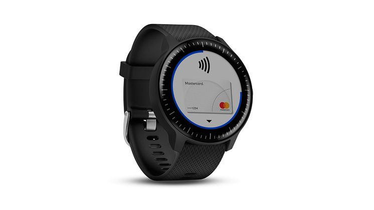 vivoactive 3 Music schwarz Mastercard rechts