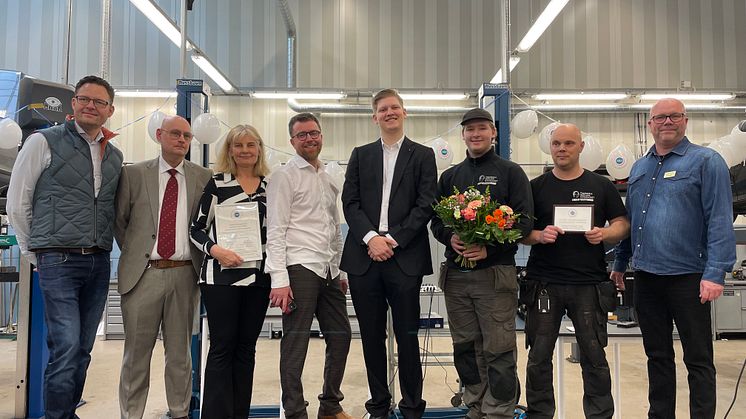 Fredrika Bremergymnasiet återcertifieras som Motorbranschcollege
