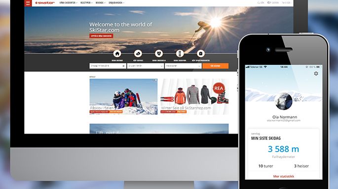 Nye SkiStar.com på webb og mobil