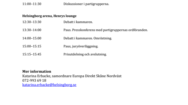 Skolelever beslutar om EU:s migrationspolitik