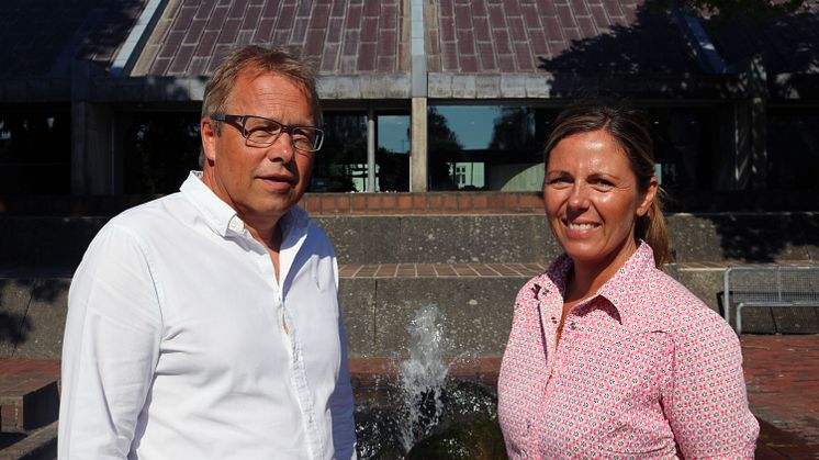 Skoledirektør Karsten Poulsen og ny skoleleder Vivian Anditsch