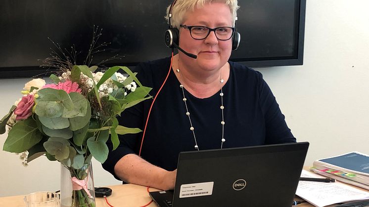 Anette Johnsson är redo att försvara sin avhandling vid denna digitala disputation.