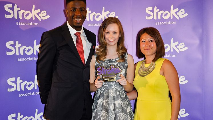 Young stroke survivor wins national award for volunteering