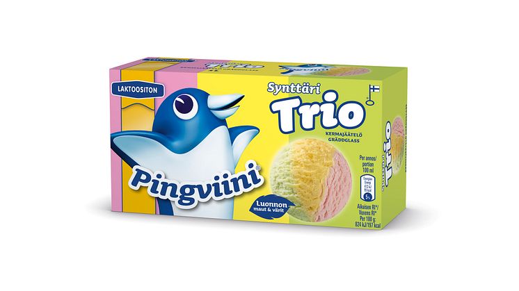 Syksyn uutuusjäätelöiden viiden suora: Pingviini, Aino, Eskimo, Pätkis ja Omar!  