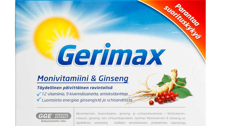 Gerimax Monivitamiini & Ginseng