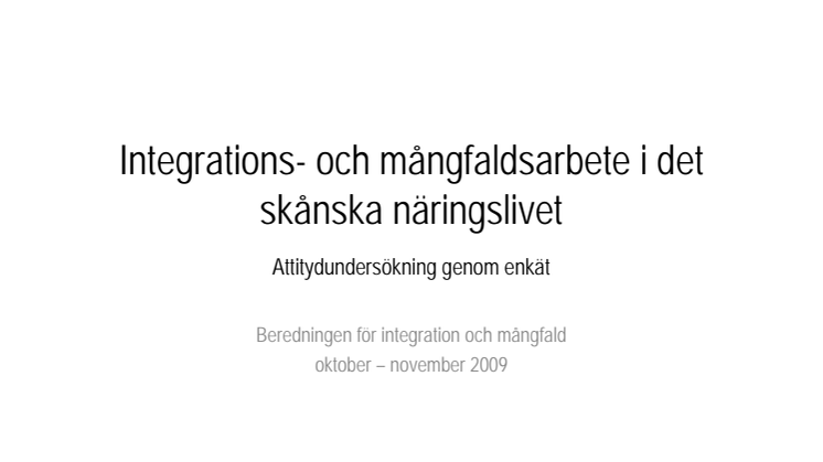 Skånska företag: viktigt med mångfald på arbetsmarknaden 