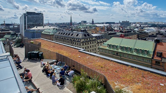 Takpark by Urban Deli med fantastisk utsikt