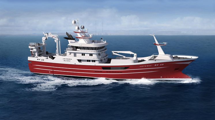 'Artemis' will be equipped with a selection of advanced SIMRAD sonar equipment 