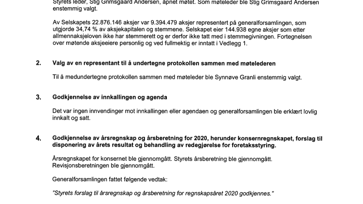 Generalforsamlingsprotokoll 210428