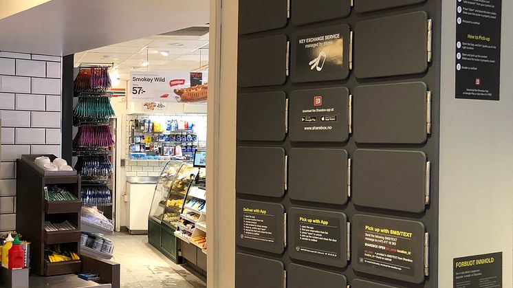 Sharebox hos 7-Eleven i butiken på Sankt Eriksgatan 89