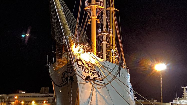Barken Viking i Falkenberg - 1