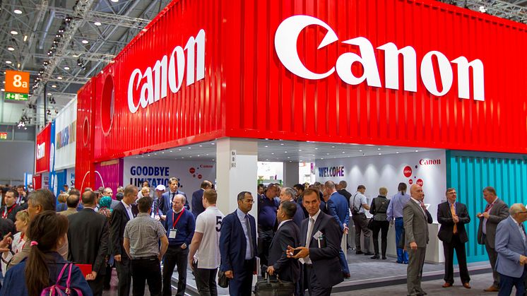 Canons stand på Drupa 2016