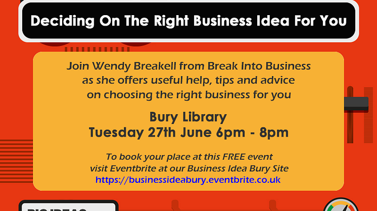Big Ideas Generators: deciding on the right business idea for you