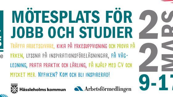 Hässleholms kommun anordnar jobb- och utbildningsmässa den 21 mars