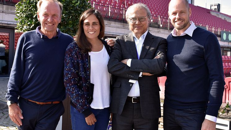 Elite Hotels ägare Bicky Chakraborty och Caroline Chakraborty stöttar svensk tennis
