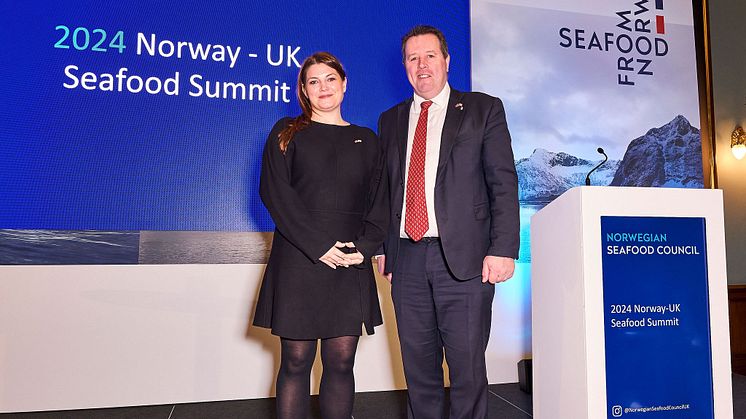 Cecilie Myrseth Norwegian Minister of Fisheries and Ocean Policy  Rt Hon Mark Spencer MP UK Minister for Food, Farming and Fisheries