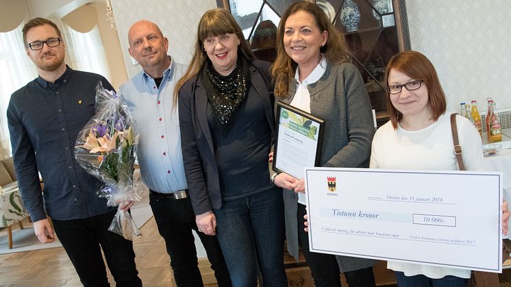 Örebro kommuns interna miljöpris 2017, prisceremoni
