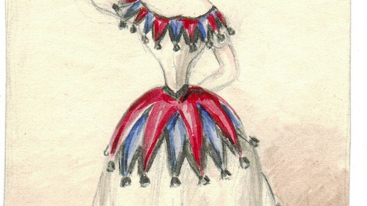 Teckning av prinsessan Eugénie 