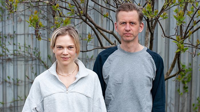 Skodespelar Ane Dahl Torp og komponist Sjur Miljeteig har samarbeida om å lage Haugtussa. Foto: Åsne Dahl Torp.