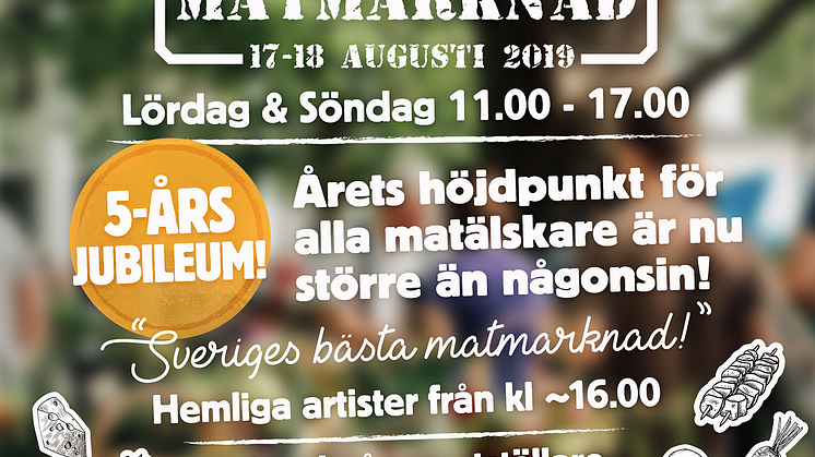 Delikatesser och Småkockarna på Wadköpings matmarknad 17–18 augusti