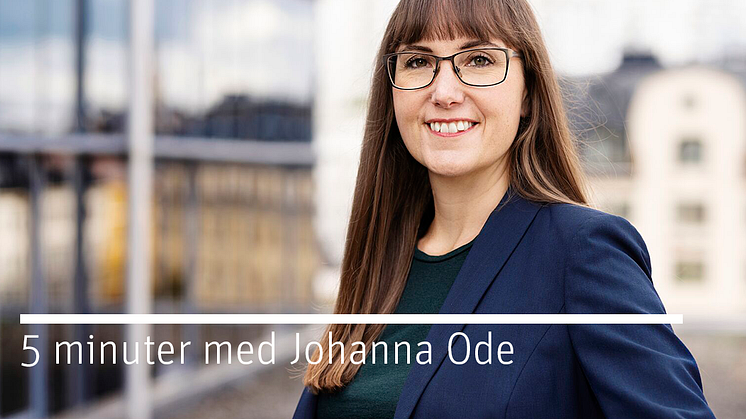 En dubbelt annorlunda Almedalsvecka – 5 Minuter med Johanna Ode