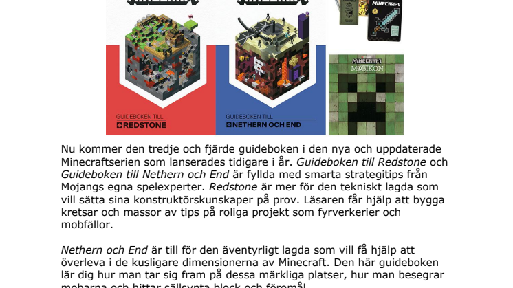 Pressmeddelande Minecraftnyheter 171107