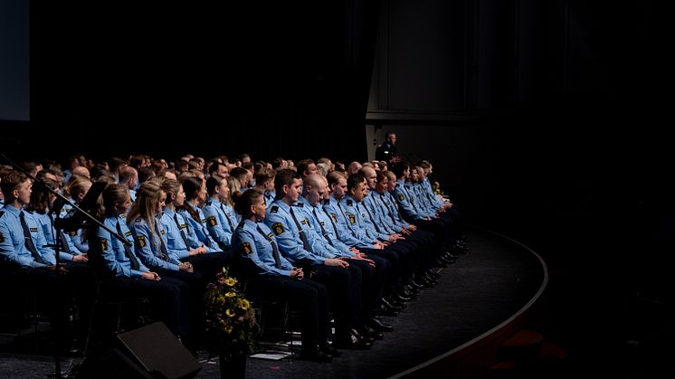 Umeå universitet är ledande i Sverige för utvecklingen av polisutbildningen och inrättade tidigt polisiärt arbete som huvudområde på både grundläggande och avancerad nivå. Foto: Jenny Karlsson