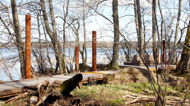 Cortenrör i Strandskogen Arninge-Ullna 