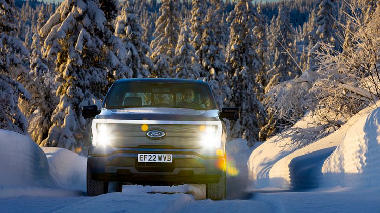 Ford F-150 Lightning Norge vinter 2023