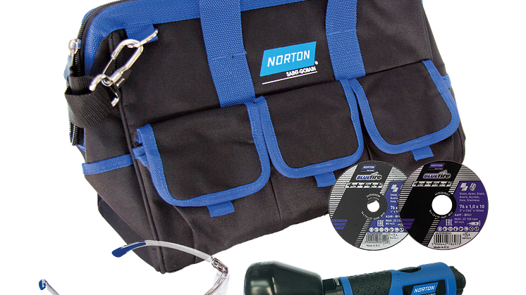 Norton AAM Pneumatic Straight Cut-Off Tool Kit_78072756398
