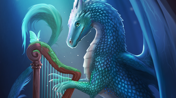 Omslag: "Neon Dragon"