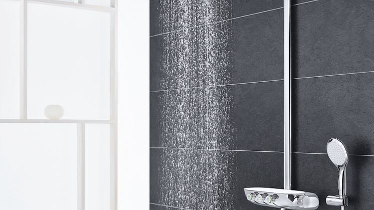 Lekkert og intuitivt dusjsystem fra GROHE.