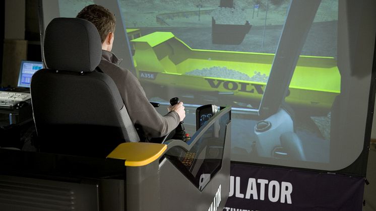 Volvo maskinsimulatorer - stimulering genom simulering