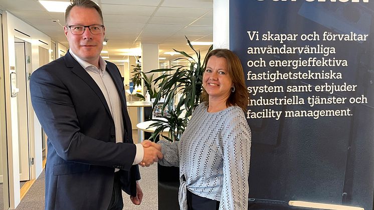 Martin Lemon, sälj- och marknadschef, Trainor Sverige AB, Marie Söderberg, utbildningsansvarig, Caverion Sverige AB