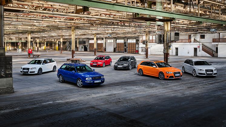 Audi fejrer 25 år med RS-modeller