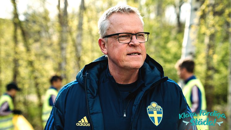 Klara, färdiga, städa! med förbundskapten Janne Andersson