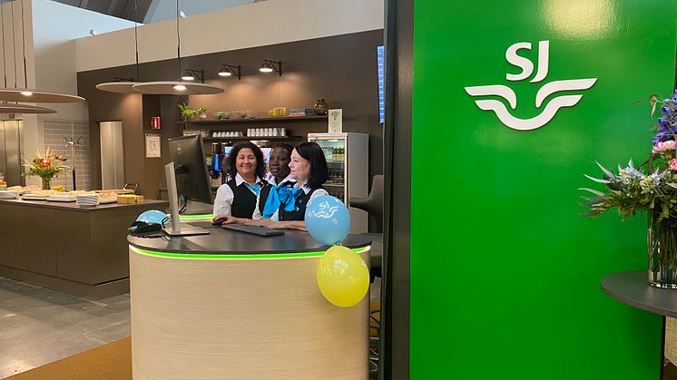Välkommen tillbaka till SJs lounger i Stockholm, Göteborg och Malmö